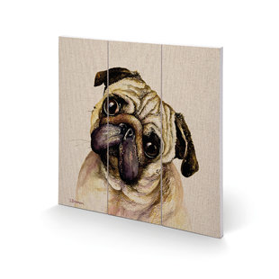 ART GROUP Pringle by Jane Bannon - No Frame Print on Wood