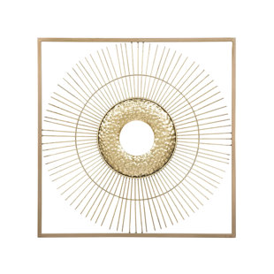 WORLD MENAGERIE Handgefertigte Metall Wanddekoration Abstrakt