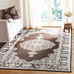 ONE ALLIUM WAY® Mathieu Handmade Hand-Knotted Brown/Linen Rug