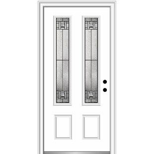 VERONA HOME DESIGN Nobel 36'' x 80'' Fiberglass Front Entry Doors