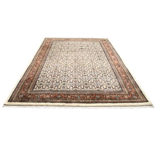 ASTORIA GRAND Conger Oriental Hand-Knotted Rectangle: 350' X 256' Beige Area Rug