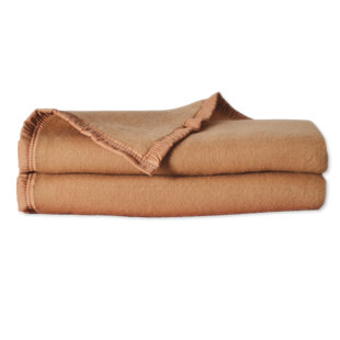 TOISON DOR Lyon 100% Virgin Wool Medium Weight Washable Blanket