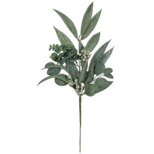 SAND & STABLE™ Kannon 22'' Faux Eucalyptus Branch (Set of 2)
