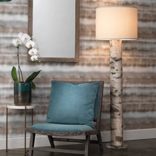 JAMIE YOUNG COMPANY Forrester 68.5'' Gray/Brown Traditional Floor Lamp