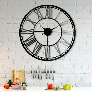 KÜSTENHAUS Analoge Wanduhr Renner XXL 70 cm