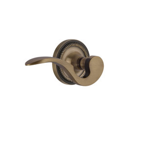 NOSTALGIC WAREHOUSE Rope Rosette Single Dummy with Manor Lever