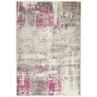WILLISTON FORGE Weern Tufted Ecru/Fuschia Rug
