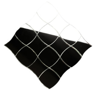 ABOLOS Art Deco 3" x 3" Glass Mosaic Tile