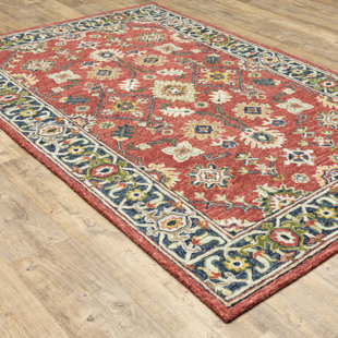 BUNGALOW ROSE Schuck Wool Oriental Rug
