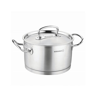 YBM Home Korkmaz 4 Quarts Stainless Steel Stock Pot