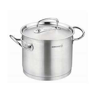 YBM Home Korkmaz 5 Quarts Stainless Steel Stock Pot