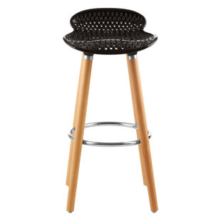 FJØRDE & CO Kai Counter Stool with Solid Wood Frame