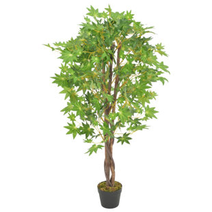 DIE SAISONTRUHE Boden-Kunstbaum Ahorn im Topf