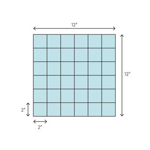 LA MAISON EN PIERRE Carrara 2" x 2" Marble Mosaic Wall & Floor Tile