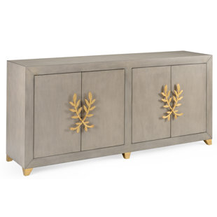 CHELSEA HOUSE Long Leaf TV Stand for TVs up to 75"