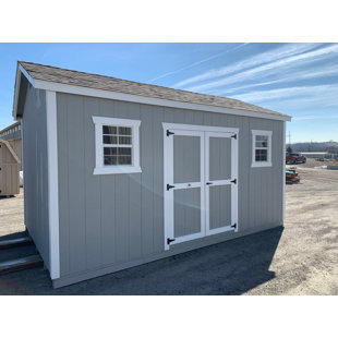 LITTLE COTTAGE COMPANY 8' W x 10' D Classic Workshop Storage Shed