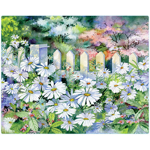 Magic Slice Plastic Daisy Garden Cutting Board