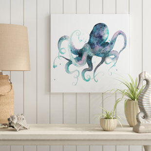 HOUSE OF HAMPTON Tentacles II by Grace Popp - Wrapped Canvas Painting