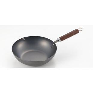 Yoshikawa Cookware Carbon Steel Non Stick Frying Pan