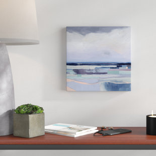 HOUSE OF HAMPTON Lavender Gale I by Grace Popp - Wrapped Canvas Painting Print