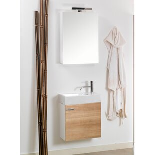 IOTTI BY NAMEEKS Lola 21" Single Wall Mounted Bathroom Vanity Set with Mirror