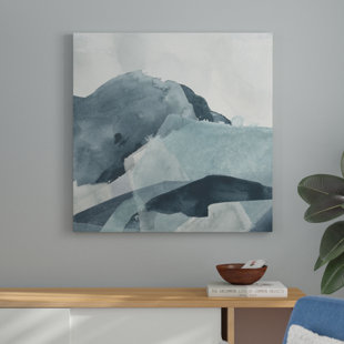 BLUE ELEPHANT Blue Range I by June Erica Vess - Wrapped Canvas Painting