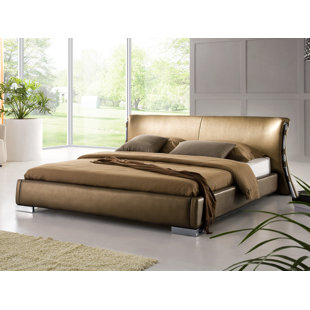 METRO LANE Day European Double (140 x 200 cm) Upholstered Bed Frame