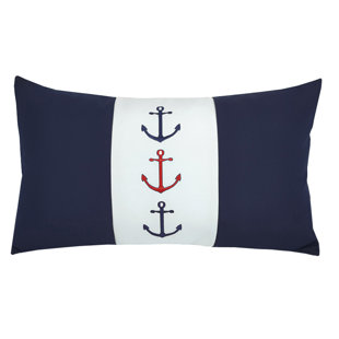 NANTUCKET BOUND Embroidered Sunbrella® Indoor/Outdoor Throw Pillow