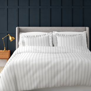 ECOPURE® Brooke Cotton Percale Striped Comforter Set