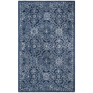 Lauren Ralph Lauren Etienne Hand Tufted, Wool, Navy / Ivory Area Rug