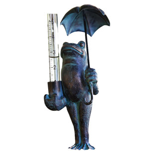 EVERGREEN ENTERPRISES, INC Frog Decorative Rain Gauge