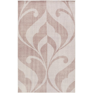 CANDICE OLSON RUGS Paradox Handmade Hand-Knotted Wool Mauve Rug