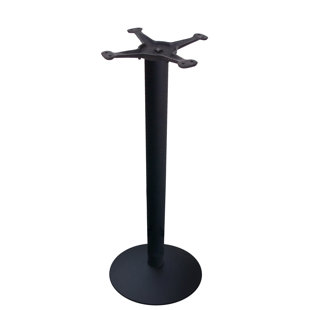 JI Bases 18" Cast Iron Bar Height Round Base