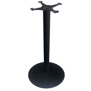 JI Bases 22" Cast Iron Bar Height Round Base