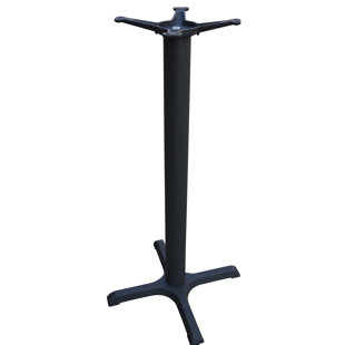JI Bases 22" x 22" Cast Iron Bar Height Cross Base