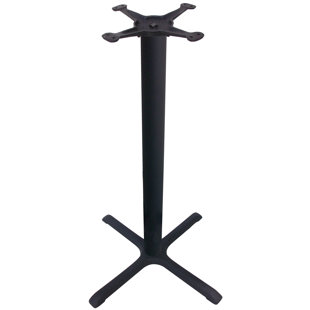 JI Bases 30" x 30" Cast Iron Bar Height Cross Base
