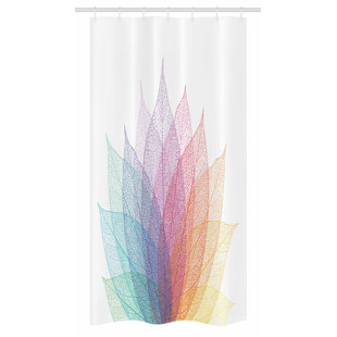EAST URBAN HOME Shower Curtain with Hooks Included
