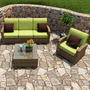 FOREVER PATIO Cypress 3 Piece with Sunbrella Cushions