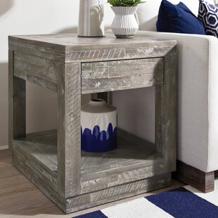 GREYLEIGH™ Warner Solid Wood End Table with Storage