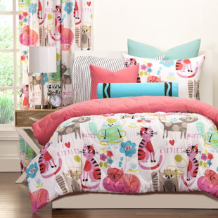 CRAYOLA LLC Crayola Purrty Cat Microfiber Comforter Set