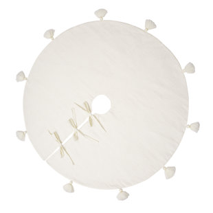 STYLE ME PRETTY Solid Color Tree Skirt