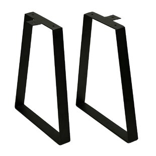 SYMPLE STUFF Bouie Trapezoid Metal Table Leg Base (Set of 2)