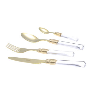 Rivadossi Sandro Vittoria 24 Piece Stainless Steel Cutlery Set , Service for 6