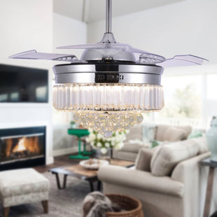 MERCER41 Levasy Ceiling Fan with LED Lights