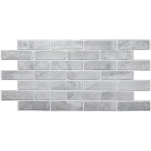 DUNDEE DECO Falkirk 3D 38" x 19" Vinyl Wall Paneling