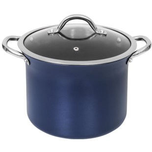 Concord Cookware Concord Sapphire Nonstick 7 Quart Stock Pot with Lid