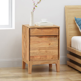 MILLWOOD PINES Farmersville Solid Wood End Table with Storage