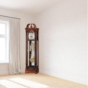 HOWARD MILLER® Benjamin 85.25'' H Wood Grandfather Clock with Adjustable Chime Volume