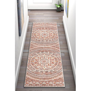 WELL WOVEN Oriental Flatweave Mandala Terra Area Rug