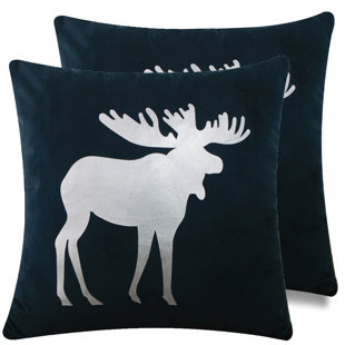 PETERBOROUGH HOME Christmas Microsuede Throw Pillow (Set of 2)